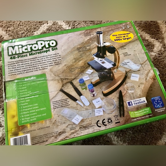 Kids Experiments MICROPRO Microscope Set & Volcano Fun Learning Science Kits - Picture 14 of 16